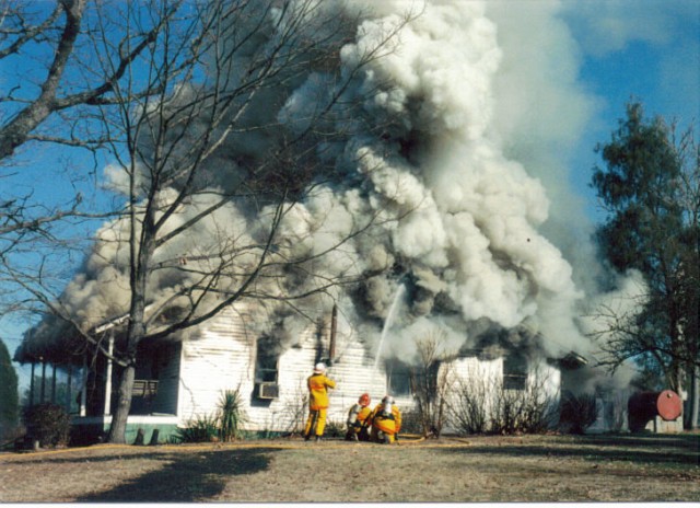 Hwy 64 house fire early 90s'